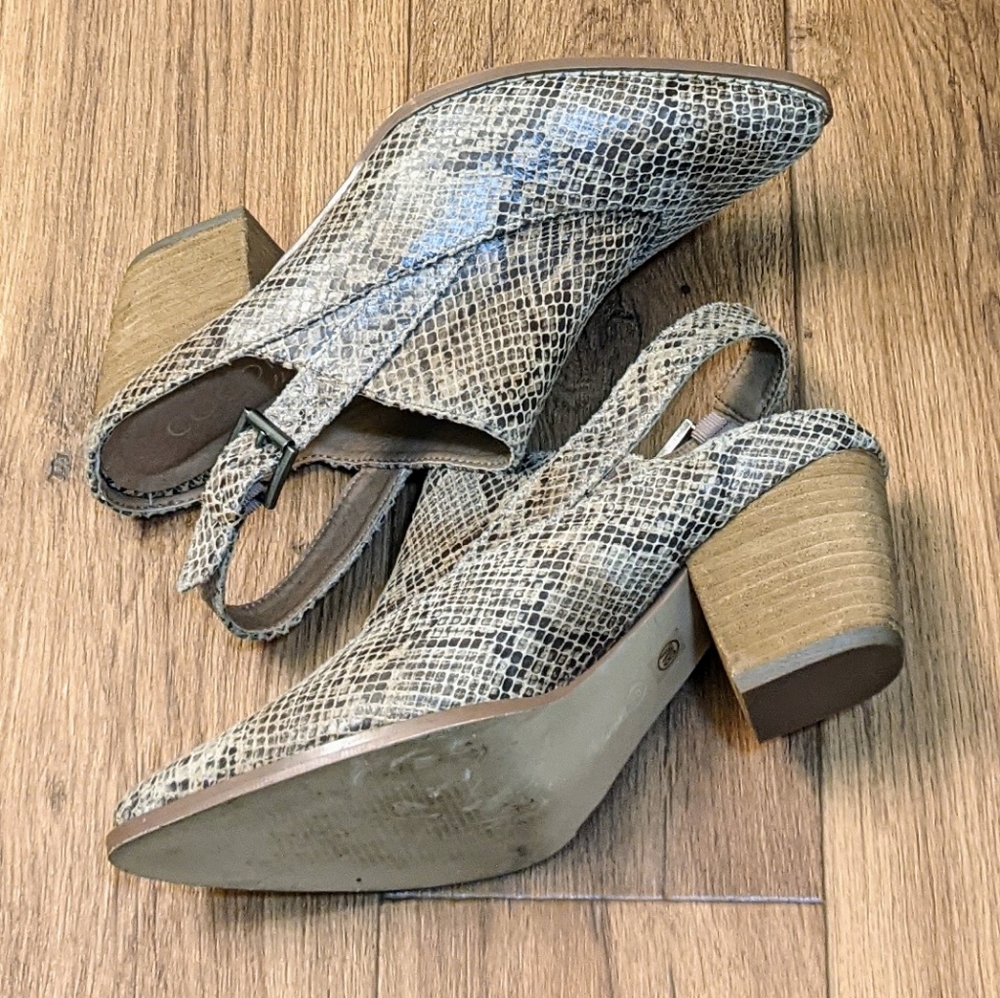 Coconuts By Matisse Snake Print Mules - image 4